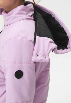Campera Janu (Negro - Lila) | BUDDIES