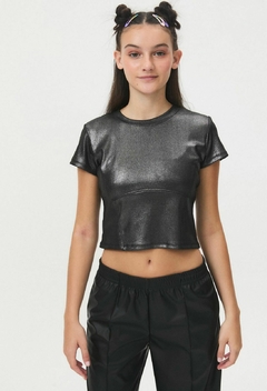 Top Lisno (Plata - Negro) | BUDDIES - Motivos Para Quedarte