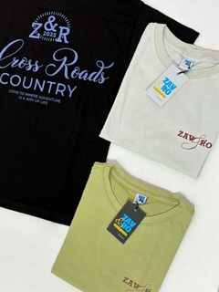 Remera Carleone (Negro - Gris - Verde) | ZAV&RO - comprar online