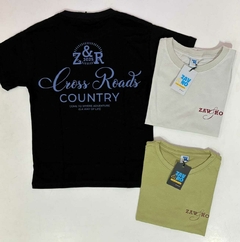 Remera Carleone (Negro - Gris - Verde) | ZAV&RO