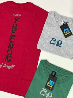Remera Poppins (Verde - Gris - Rojo) | ZAV&RO