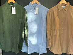 Camisa dama gamuza (Camel - Celeste - Verde) | NASA