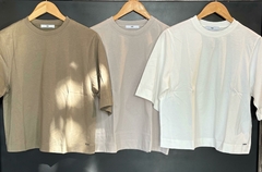 Remera dama manga 3/4 | (Beige - Crudo - Visón) | NASA