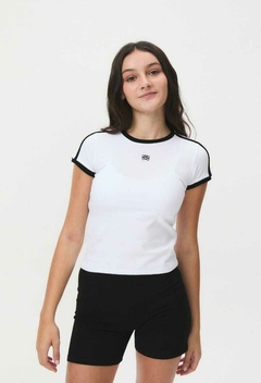 Remera Hope (Blanco - Negro) | BUDDIES - Motivos Para Quedarte