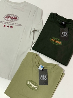 Remera Frankenstein (Crudo - Militar - Verde) | ZAV&RO - comprar online