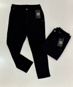 Pantalón chino Bowery (Negro) | ZAV&RO (ZR125653G)