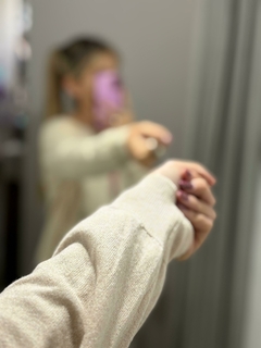 Sweater brillos (Celeste - Beige) | NASA - Motivos Para Quedarte