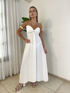 Vestido largo lino