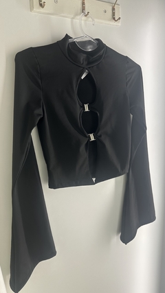 Top cuello y hebillas - tienda online