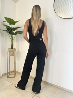 Jean wide leg negro - comprar online