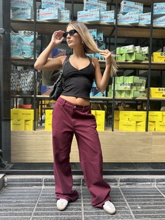 Jean bordo - Topacio Clothing