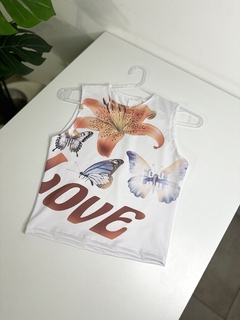 Baby tee butterfly - tienda online