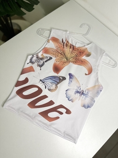 Baby tee butterfly - comprar online