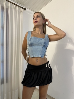 corset denim - comprar online