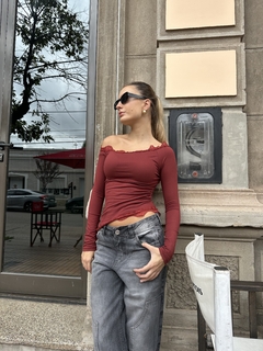 Top Margarita bordo - comprar online