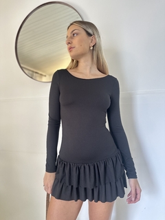 Vestido volados - comprar online