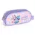 Estojo 3 Divisórias Stitch Lilás