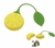 Infusor Coador e Preparador de Chá Desig em Frutas Silicone 17cm - Mel Mix Presentes