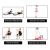 Elástico Extensor para Exercícios com Apoio nos Pés Multifuncional Musculação Academia Pilates Yoga Fisioterapia Ar Livre - comprar online