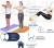 Imagem do Elástico Extensor para Exercícios com Apoio nos Pés Multifuncional Musculação Academia Pilates Yoga Fisioterapia Ar Livre