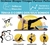 Elástico de Tensão Multifuncional PowerTube Exercícios Musculação Alongamento Fisioterapia Yoga Abdominal Extensor