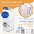 Dispenser Aplicador de Creme Dental e Suporte Porta 5 Escovas Automático