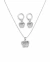 Conjunto borboleta cristal