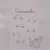 Cartela brincos semaninhas - comprar online