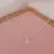 Choker ponto luz zircônia retangular