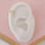 Piercing pressão Zircônia estrela - Morenna Acessórios