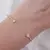 Bracelete coração zircônia