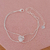 Pulseira coração zircônia