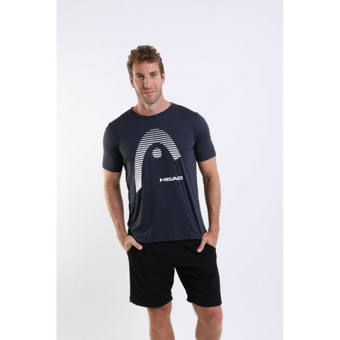 Camiseta Head Masculina Dry Logo - Preto