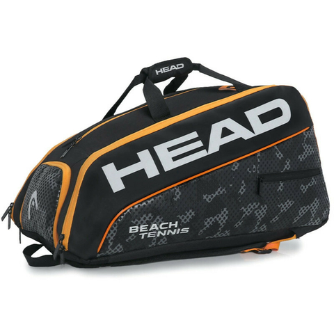 RAQUETEIRA BCH SQUADRA HEAD Preto/laranja