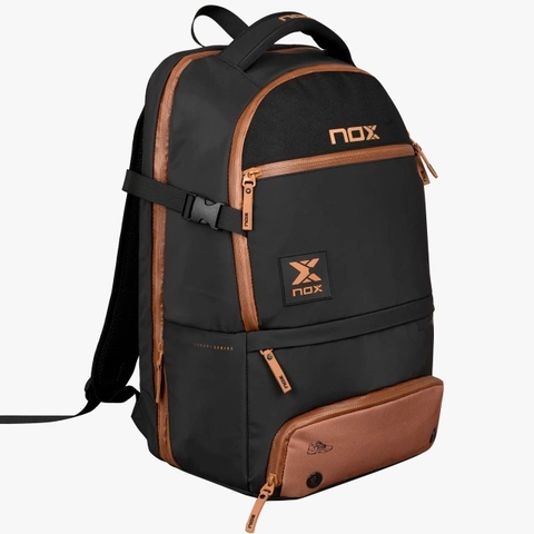 Mochila Raqueteira Luxury Open Series 2024 | NOX - Preto / Marrom