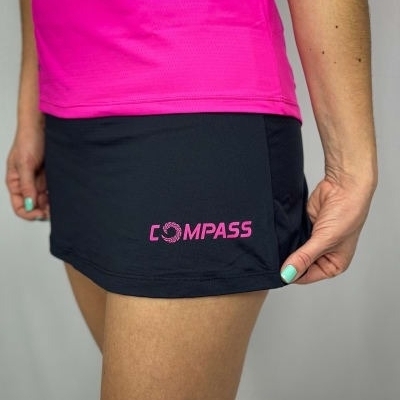Short saia Neis Compass Preto