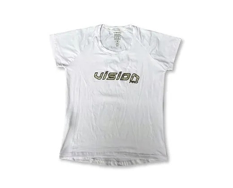 Camiseta feminina Vision silver white