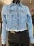 Jaqueta Jeans Feminina com Pedraria