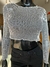 Cropped Tule Com brilho