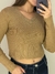 Cropped Tricô com Strass na internet