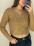 Cropped Tricô com Strass - Valentina Bueno Western