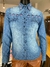Camisa Feminina Dock´s Bordada - Jeans