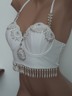 Cropped Nuvem Prateada - Ref. SPFM0001 - SUMMER ON Moda Praia