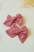 Dupla laço Alice PP rosa goiaba - comprar online