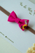 Laço Laura PP rosa pink girassol | unidade - comprar online