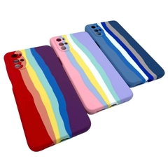 Capa de celular compatível com Moto G22 Rainbow