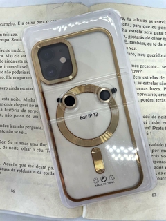 Capa de celular compatível com iPhone 12 Normal MagSafe com conjunto de Lentes - comprar online