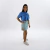 Bermuda Jeans Clássica com Barra Fio e Fenda - comprar online