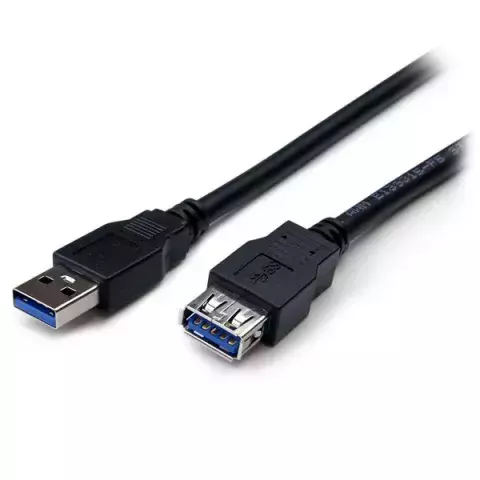 Cable Extensor USB Startech Macho - USB Hembra 1.5 Metros Negro