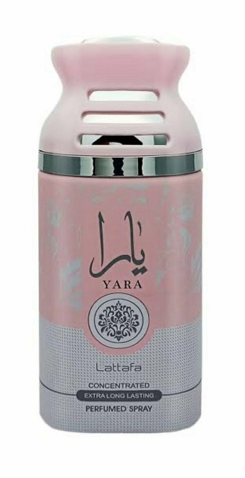 Spray Corporal Árabe Concentrado Extra Longa Duração Yara 250ml - Lattafa Feminino